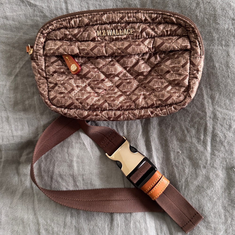 MZ Wallace Metro Beltbag in logo print